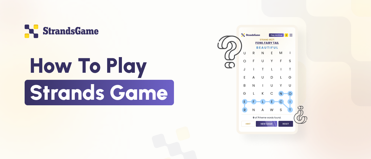 How to play the Strands Game