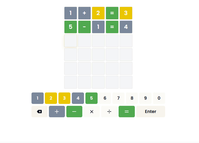 Green Colour in Numberle
